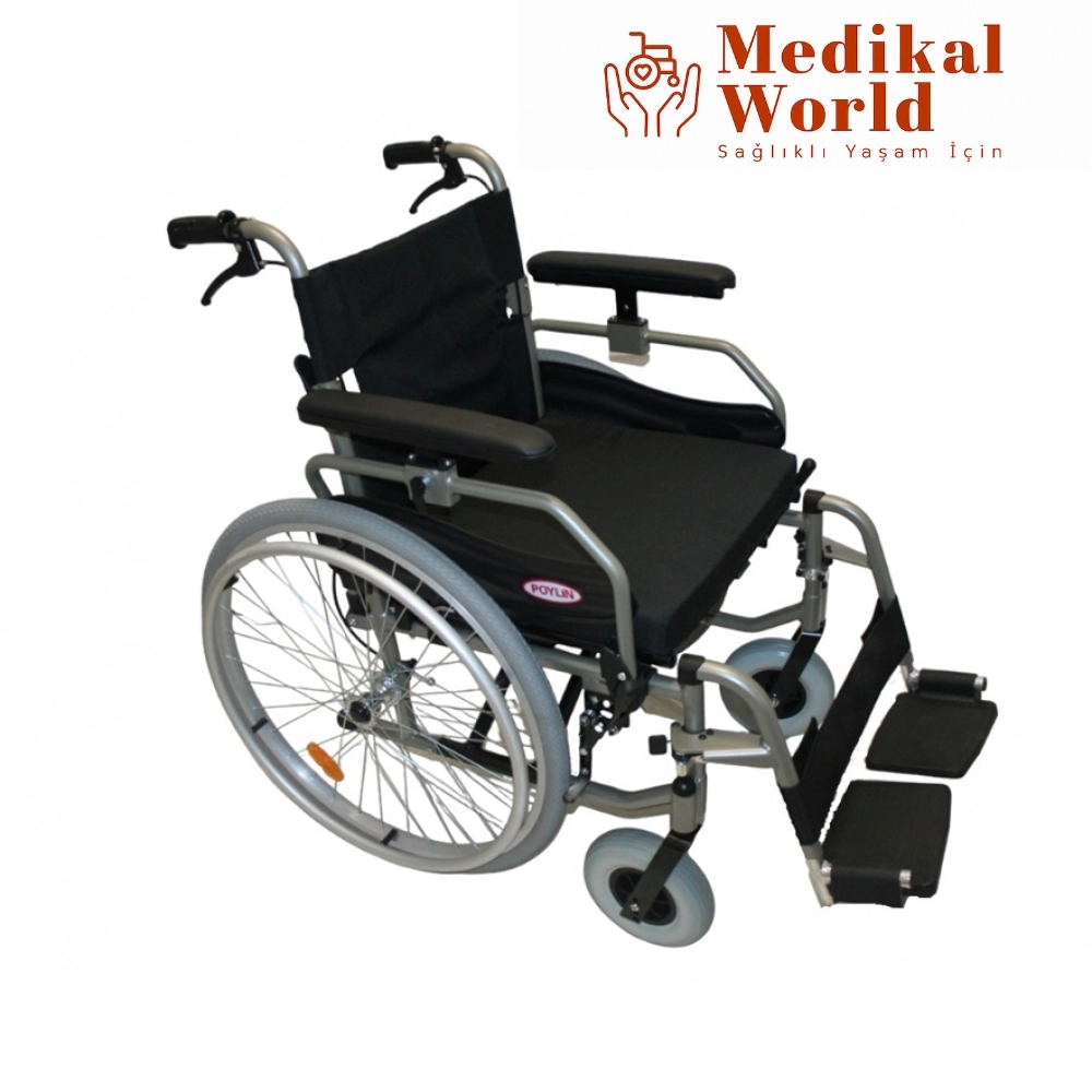 Poylin P967 Hafif Alüminyum Tekerlekli Sandalye